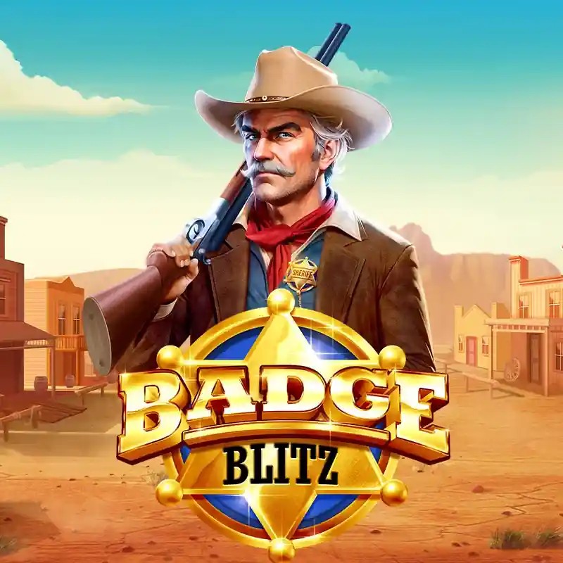 Badge Blitz by Pragmatic Play, showcased at spinfincasino.eu.com – game logo