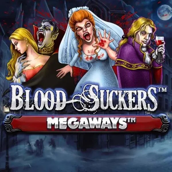 Blood Suckers Megaways logo – Slots by Red Tiger Gaming at Spinfin Casino