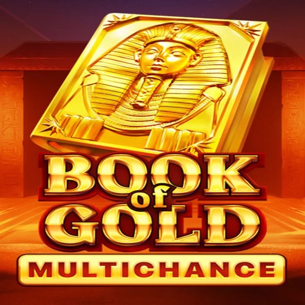 Book of Gold Multichance casino game by Playson – featured logo at Spinfin Casino