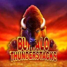 Buffalo Thunderstacks logo by Amatic Industries Spinfin Casino
