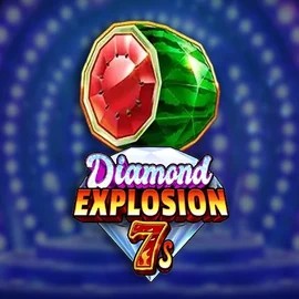 Diamond Explosion 7s online game logo by RubyPlay on spinfincasino.eu.com