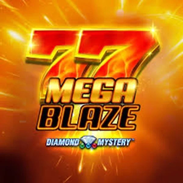 Diamond Mystery Mega Blaze by Greentube, showcased at spinfincasino.eu.com – game logo