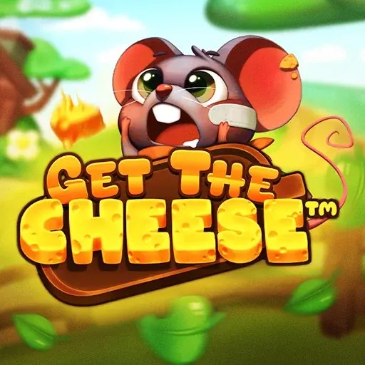 Get The Cheese slot logo by Hacksaw Gaming at Spinfin Casino