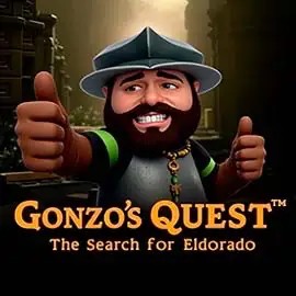 Gonzo's Quest game by NetEnt – logo hosted on Spinfin Casino