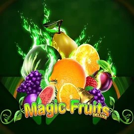 Magic Fruits Deluxe online game logo by Wazdan on spinfincasino.eu.com