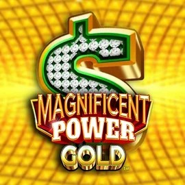 Magnificent Power Gold slot logo by Oros Gaming at Spinfin Casino