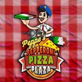 Peppe’s Pepperoni Pizza Plaza logo by Pragmatic Play Spinfin Casino