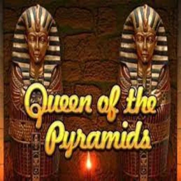 Official Slots logo: Queen of the Pyramids by Playtech at Spinfin Casino