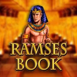 Ramses Book slot logo by Gamomat at Spinfin Casino