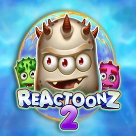 Reactoonz 2 game by Play'n GO – logo hosted on Spinfin Casino