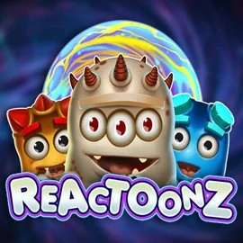 Reactoonz game by Play'n GO – logo hosted on Spinfin Casino