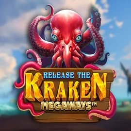 Release the Kraken Megaways logo by Pragmatic Play at Spinfin Casino
