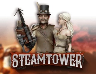 Steam Tower Slot game by NetEnt – logo hosted on Spinfin Casino