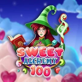 Sweet Alchemy 100 by Play'n GO, showcased at spinfincasino.eu.com – game logo