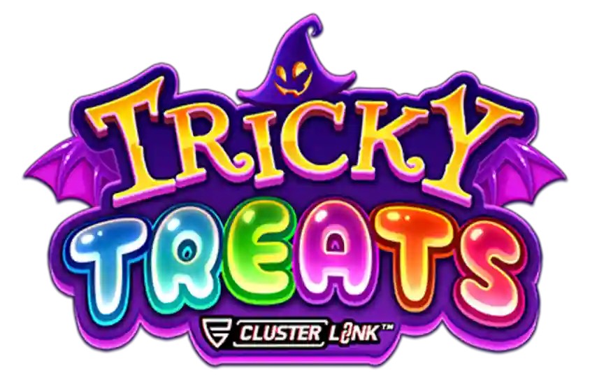 Tricky Treats logo by Push Gaming at Spinfin Casino